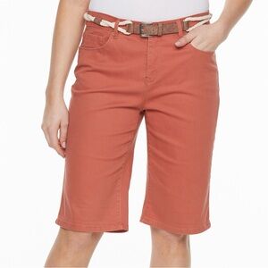 Gloria Vanderbilt Joslyn Roll-Up Women's Bermuda Shorts
